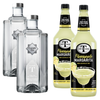 Clean Co Non-Alcoholic Tequila Alternative 700ml Bottle - | with Premium Quality Mr & Mrs T Pineapple Margarita Mix, 1L Bottle - GoDpsMusic