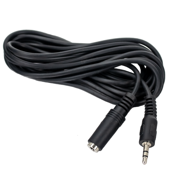 ChromaCast 3.5mm 10ft Extension Audio Male to Female Aux Adapter Hi-Fi Sound Stereo Extender Cord for Headset, iPhone, iPad, Smartphones, Tablets & More - GoDpsMusic