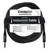 ChromaCast 2 Pack 20ft S/S Pro Series Black Instrument Cables | High-Quality Noise-Free Audio Transmission | Lifetime Guarantee - GoDpsMusic
