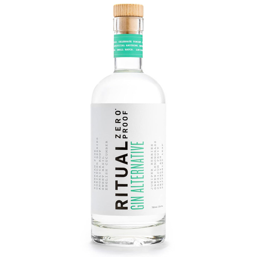 RITUAL ZERO PROOF Gin Alternative | Award-Winning Non-Alcoholic Spirit | 25.4 Fl Oz (750ml) | Zero Calories | Sustainably Made in USA | Make Alcohol Free Cocktails - GoDpsMusic