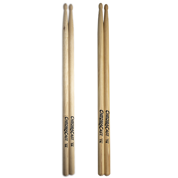 Drumsticks Aus Amerikanischer Hickory (2 Paar, 7A) – Rutschfester Griff, Für Profis & Übung
