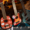 Autographed Sawtooth Mahogany Tenor Electric Ukulele w Gig Bag and Fishman KUL-101 Preamp/Built In Tuner and Official Brake Stickers - GoDpsMusic
