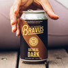 Bravus Oatmeal Dark Non - Alcoholic Beer - Smooth & Refreshing Chocolate, Caramel, and Coffee Notes - Guinness Alternative - Vegan 110 Cal - 12oz Cans - GoDpsMusic