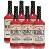 George’s Beverage Company Strawberry Daiquiri/Margarita Mix - 1L Bottle - Gluten Free, All Natural Mixer - GoDpsMusic