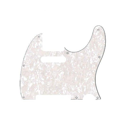 ChromaCast 3 Ply Pearloid White Tele Style Pickguard - GoDpsMusic