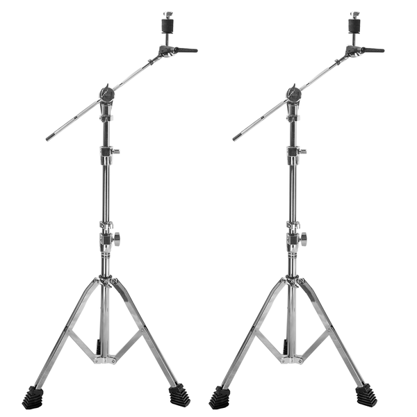 ChromaCast Pro Series Drum Hardware  Double Braced Cymbal Boom Stand 2 Pack - GoDpsMusic