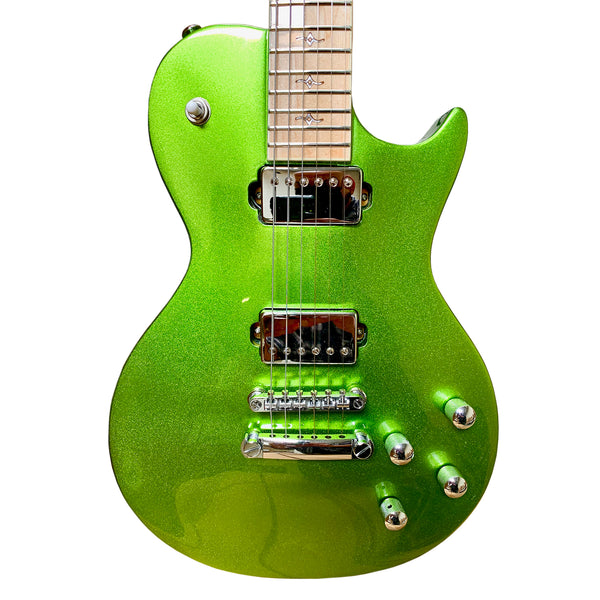 RESERVATION Sawtooth Heritage Series Metallic Moss Electric Guitar - GoDpsMusic