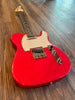 Sawtooth Classic ET 60 Ash Body Electric Guitar, Habanero Red with White Pickguard - GoDpsMusic