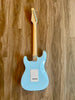Sawtooth Autograph Series Daphne Blue ES Electric Guitar - Signed by Rudy Sarzo, MAB, Simon Wright, Robert Sarzo, Teddy ZigZag, Sean McNabb and Scott Page - GoDpsMusic