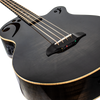 Sawtooth Rudy Sarzo Signature Transparent Black Flame Acoustic-Electric Bass Guitar PREORDER Ships 12/15/23 - GoDpsMusic