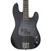 Sawtooth Road Warrior Series Black w Aluminum Pickguard Electric Bass Guitar w Gig Bag - GoDpsMusic