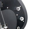 Sawtooth Road Warrior Series Black w Aluminum Pickguard Electric Bass Guitar w Gig Bag - GoDpsMusic