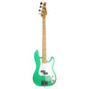 Sawtooth Road Warrior Series Surf Green w Aluminum Pickguard Electric Bass Guitar w Gig Bag - GoDpsMusic