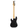 Sawtooth Road Warrior Series Black w Aluminum Pickguard Electric Bass Guitar w Gig Bag - GoDpsMusic