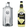 Clean Co Non-Alcoholic Tequila Alternative 700ml Bottle - | with Premium Quality Mr & Mrs T Pineapple Margarita Mix, 1L Bottle - GoDpsMusic
