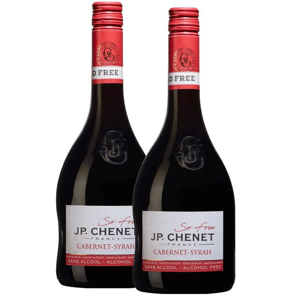 JP Chenet Cabernet Syrah Alcohol-Free Non-Alcoholic Red Wine, 750ml | 2 PACK - GoDpsMusic
