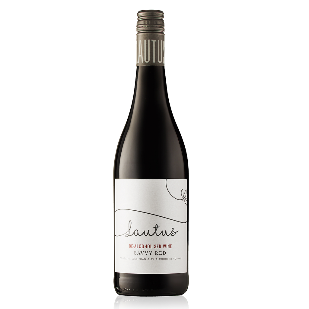 Lautus Non-Alcoholic Dealcoholized Savvy Red Wine - Premium Alcohol-Removed Red Wine, Full Flavor, Dealcoholised, Perfect for Any Occasion - GoDpsMusic