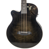 Sawtooth Rudy Sarzo Signature Left-Handed Transparent Black Flame Acoustic-Electric Bass Guitar PREORDER Ships 12/15/23 - GoDpsMusic