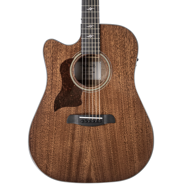 Sawtooth Mahogany Series Left-Handed Dreadnought Cutaway Acoustic Electric Guitar with Mahogany Back and Sides
