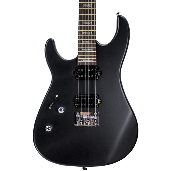 Sawtooth ST-M24 Alder Wood Electric Guitar Left-Handed Satin Black