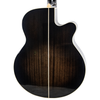 Sawtooth Rudy Sarzo Signature Left-Handed Transparent Black Flame Acoustic-Electric Bass Guitar PREORDER Ships 12/15/23 - GoDpsMusic