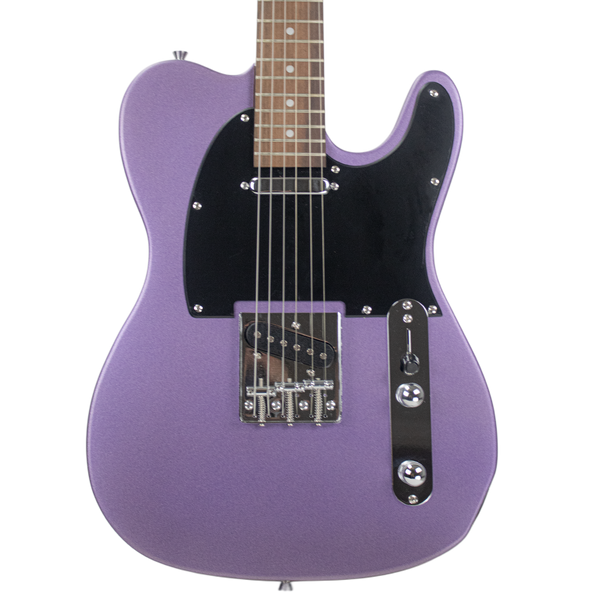 Sawtooth ET Alder Series Electric Guitar, Purple Sparkle with Matte Black Pickguard