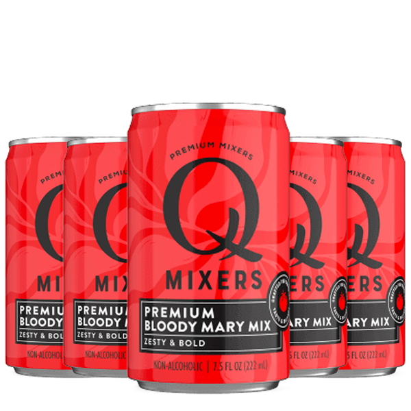 Q Mixers Bloody Mary Premium Cocktail Mixer Made with Real Ingredients 7.5oz Cans - GoDpsMusic
