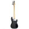 Sawtooth Rebel24 Series Left Handed Satin Black 24 Fret Electric Bass Guitar w Fishman Fluence Pickups and Padded Gig Bag - GoDpsMusic