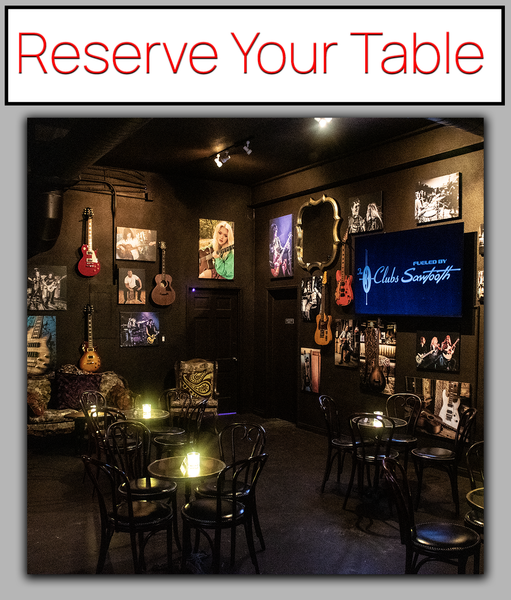 Sawtooth Cavern VIP TABLE RESERVATION (Sawtooth Cavern, 4 Person Max) at the Three Clubs, Hollywood California. Doors open at 6PM - GoDpsMusic