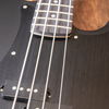 Sawtooth Road Warrior Series Black w Aluminum Pickguard Electric Bass Guitar w Gig Bag - GoDpsMusic