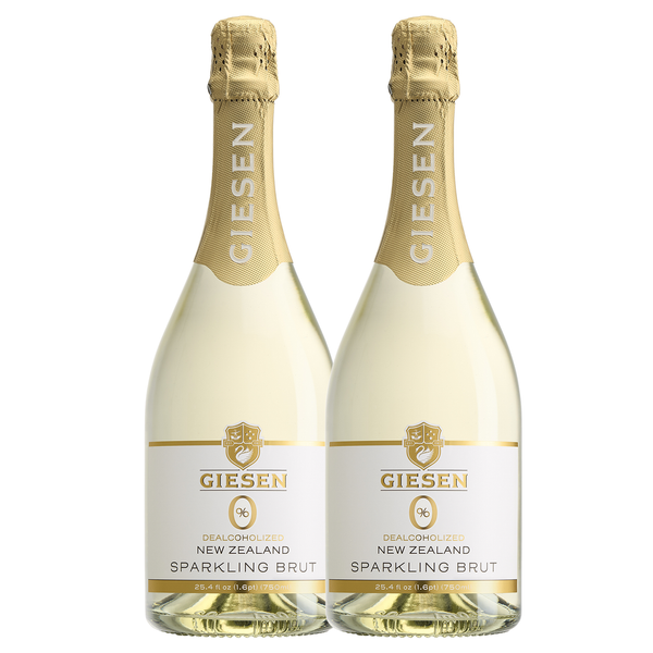 Giesen Non-Alcoholic Sparkling Brut - Premium Dealcoholized White Wine from New Zealand - GoDpsMusic