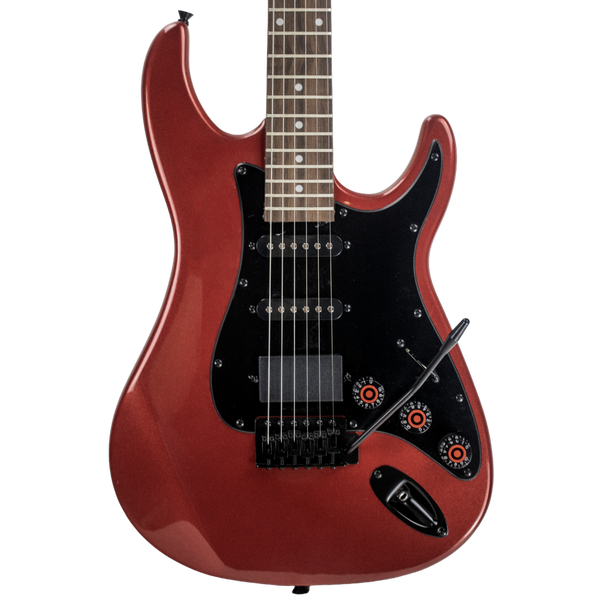 Sawtooth SST Series Electric Guitar - Red Metallic w Black Pickguard