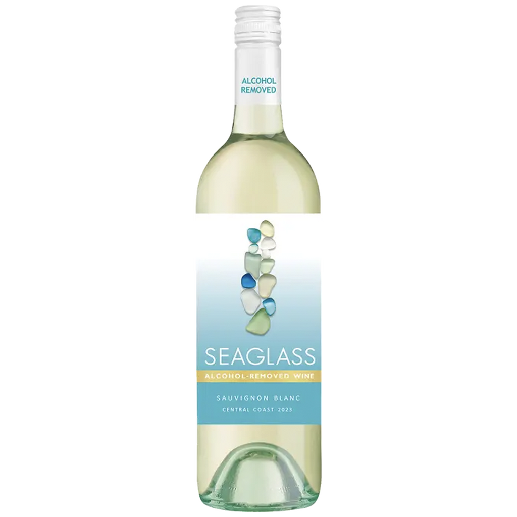 Seaglass Alcohol-Removed Sauvignon Blanc – Crisp, Clean & Refreshing Non-Alcoholic White Wine with Lemongrass, Melon & Citrus Aromas – 750ml Bottles - GoDpsMusic