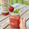 George’s Beverage Company Strawberry Daiquiri/Margarita Mix - 1L Bottle - Gluten Free, All Natural Mixer - GoDpsMusic