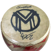 Sawtooth Bruce Dickinson Signature Hand-Painted Golden Dragon Taiko Drum – 24” x 26” Birch Wood with Cowhide Heads, Gold Suspension Rings & Foldable Wooden Riser - GoDpsMusic