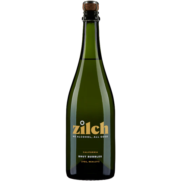 Zilch Alcohol-Free Brut Bubbles: Premium Non-Alcoholic California Sparkling White Wine - GoDpsMusic