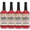 George’s Beverage Company Strawberry Daiquiri/Margarita Mix - 1L Bottle - Gluten Free, All Natural Mixer - GoDpsMusic