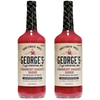 George’s Beverage Company Strawberry Daiquiri/Margarita Mix - 1L Bottle - Gluten Free, All Natural Mixer - GoDpsMusic