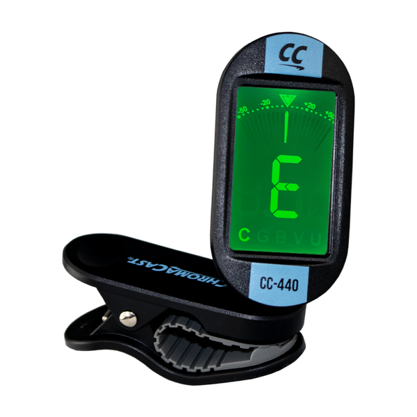 ChromaCast 440 Series Colored Guitar Tuner, Daphne Blue - GoDpsMusic