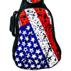 ChromaCast USA Flag Graphic Multi-Pocket 3/4 Size Acoustic Guitar Bag - GoDpsMusic