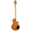 Sawtooth Americana Left-Handed Heritage Series Natural Spalted Maple 4-String 24 Fret Electric Bass Guitar w Fishman Fluence Pickups and Padded Gig Bag - GoDpsMusic