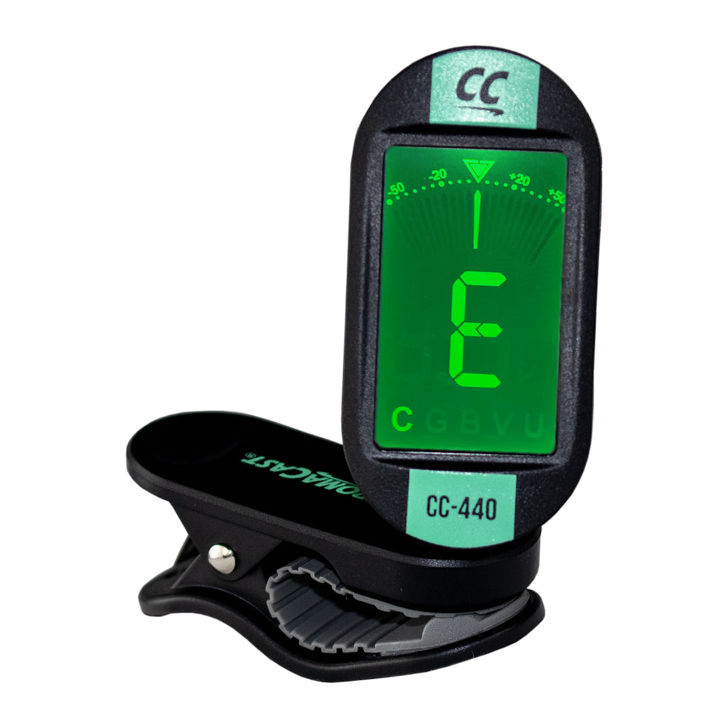 ChromaCast 440 Series Colored Guitar Tuner, Surf Green - GoDpsMusic