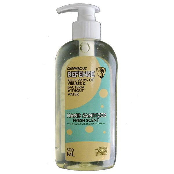 ChromaCast Defense Sanitizing Gel for Instruments and Music Equipment 300ml - GoDpsMusic