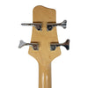 Sawtooth Americana Left-Handed Heritage Series Natural Spalted Maple 4-String 24 Fret Electric Bass Guitar w Fishman Fluence Pickups and Padded Gig Bag - GoDpsMusic