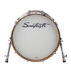 Sawtooth Hickory Series Bass Drum 20" x 14", Natural Gloss - GoDpsMusic