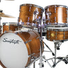 Sawtooth Hickory Series 22" Bass Drum, 5pc Shell Pack, Natural Gloss - GoDpsMusic