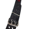 Sawtooth Midnight Armour 2” Wide Leather Guitar Strap Hand Crafted in the U.S.A. - GoDpsMusic