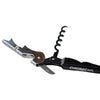 ChromaCast Double Hinged Waiter's Corkscrew - Wine Key and Wine Opener for Wine Bottles and Bottles Opener, Black - 3 Pack - GoDpsMusic