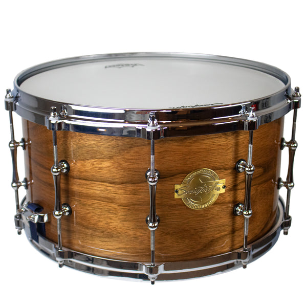 Sawtooth Hickory Series Snare Drum 14" x 7.5", Natural Gloss - GoDpsMusic