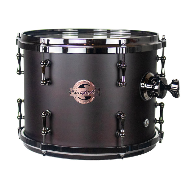 Sawtooth Hickory Series Tom Drum 12" x 9", Satin Dark Chocolate - GoDpsMusic